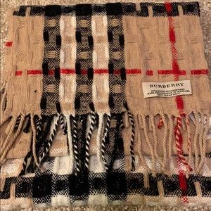 Authentic Burberry Wool/Cashmere Scarf